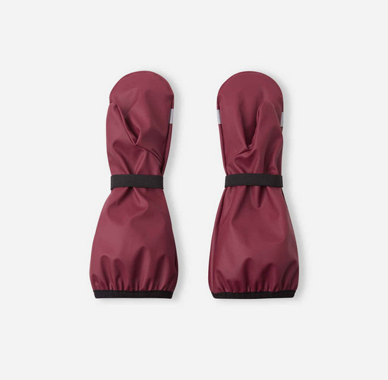 REIMA Waterproof Shell Rain Mittens - Puro - Jam Red