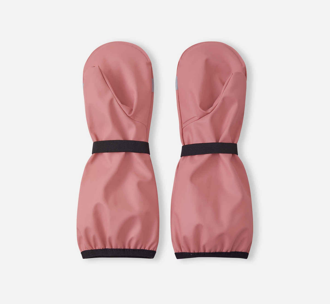 REIMA Waterproof Shell Rain Mittens - Puro - Rose blush