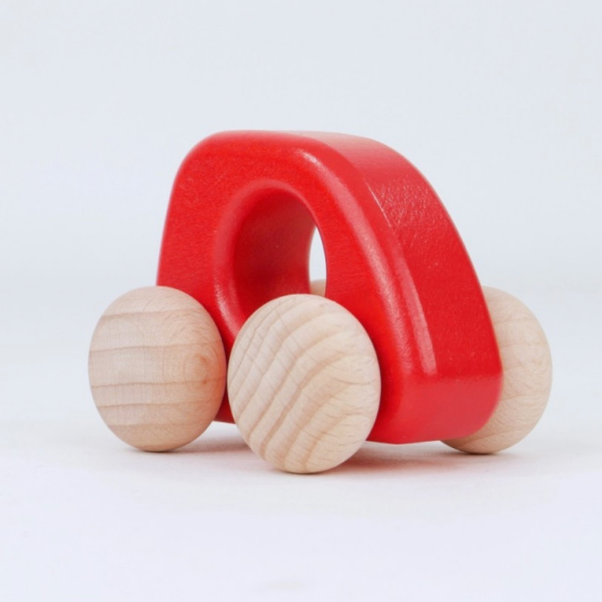 BAJO Wooden Car Red