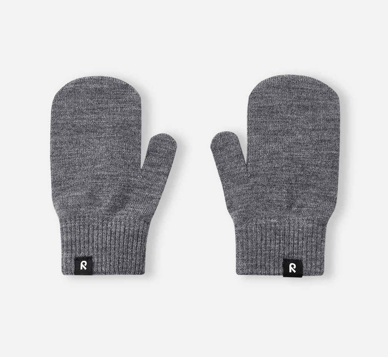 Reima - Merino Wool Blend Knit Mittens Knit -Sumppu -  Grey