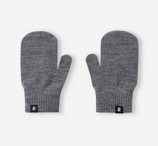 Reima - Merino Wool Blend Knit Mittens Knit -Sumppu -  Grey