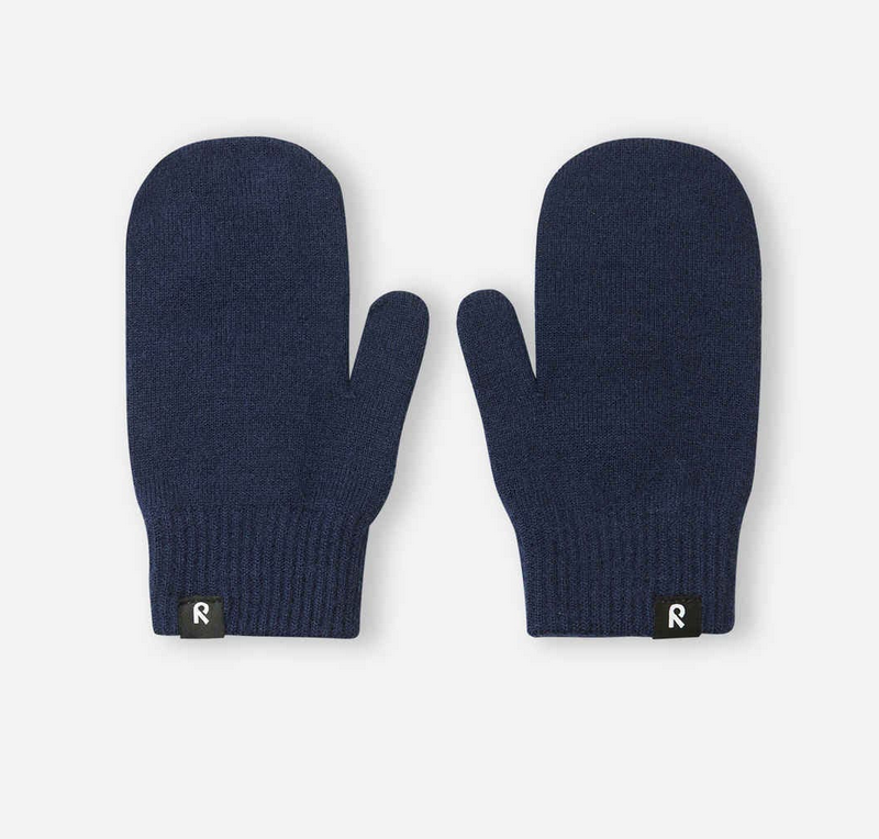 Reima - Merino Wool Blend Knit Mittens Knit -Sumppu - Navy