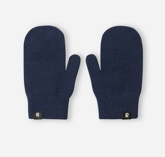 Reima - Merino Wool Blend Knit Mittens Knit -Sumppu - Navy