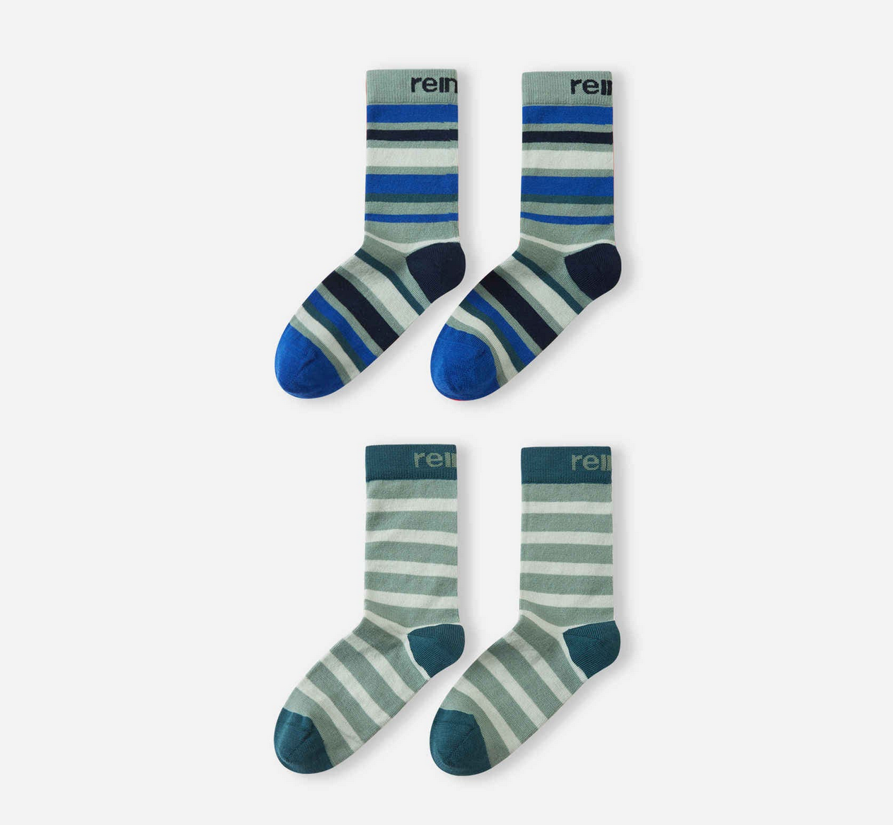 Reima Wool Blend Socks - Parit - Stone Green