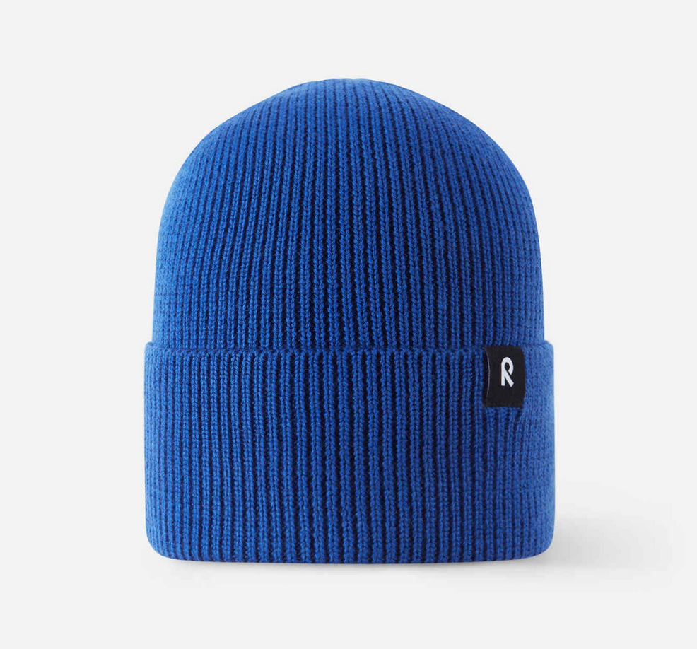 REIMA  Reissari - Kids' Lightweight Merino Wool Beanie Sparkly Blue