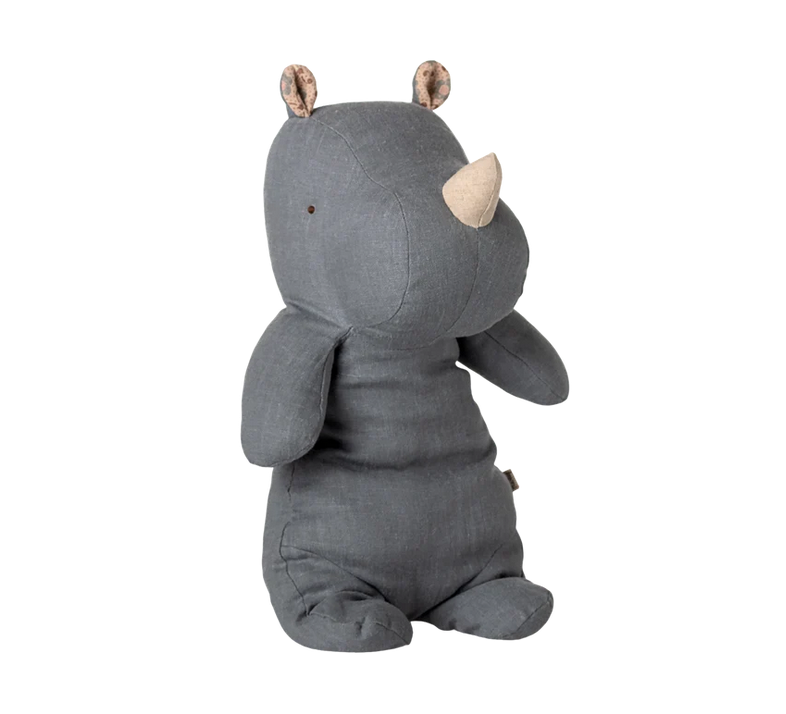 Rhino, Medium - Dusty Blue  by Maileg