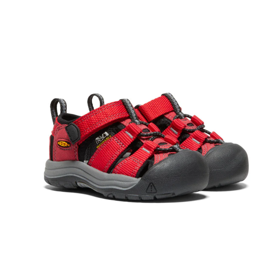 KEEN Toddlers' Newport H2 Ribbon Red/Gargoyle