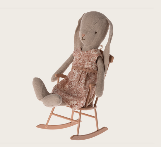 Rocking chair, Mini - Dark powder by Maileg