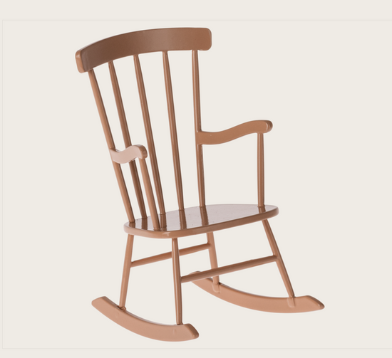 Rocking chair, Mini - Dark powder by Maileg