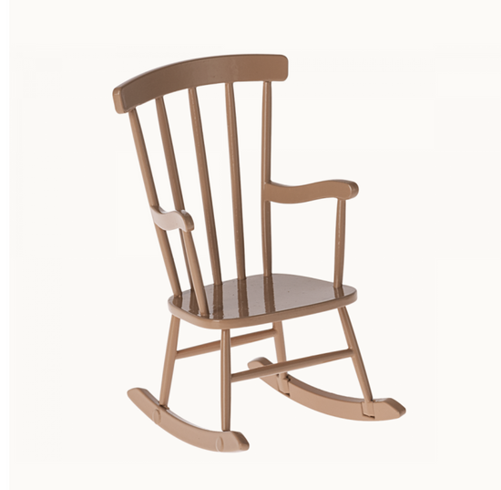 Maileg Rocking chair, Mouse - Dark Powder