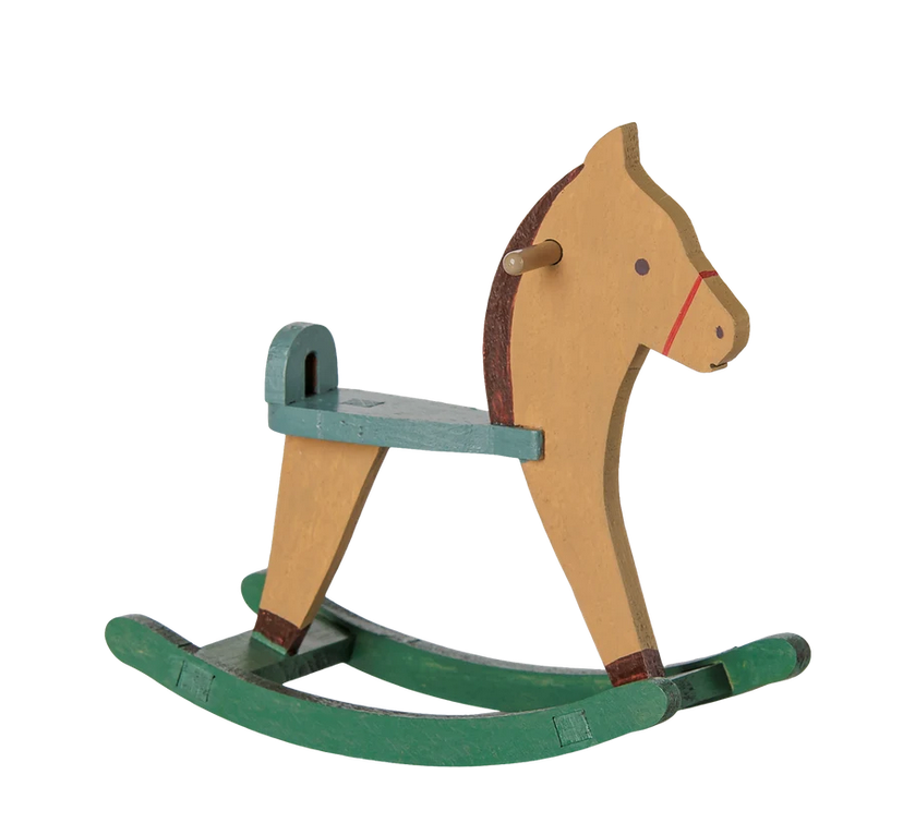 Rocking horse, Mouse - Light brown   by Maileg