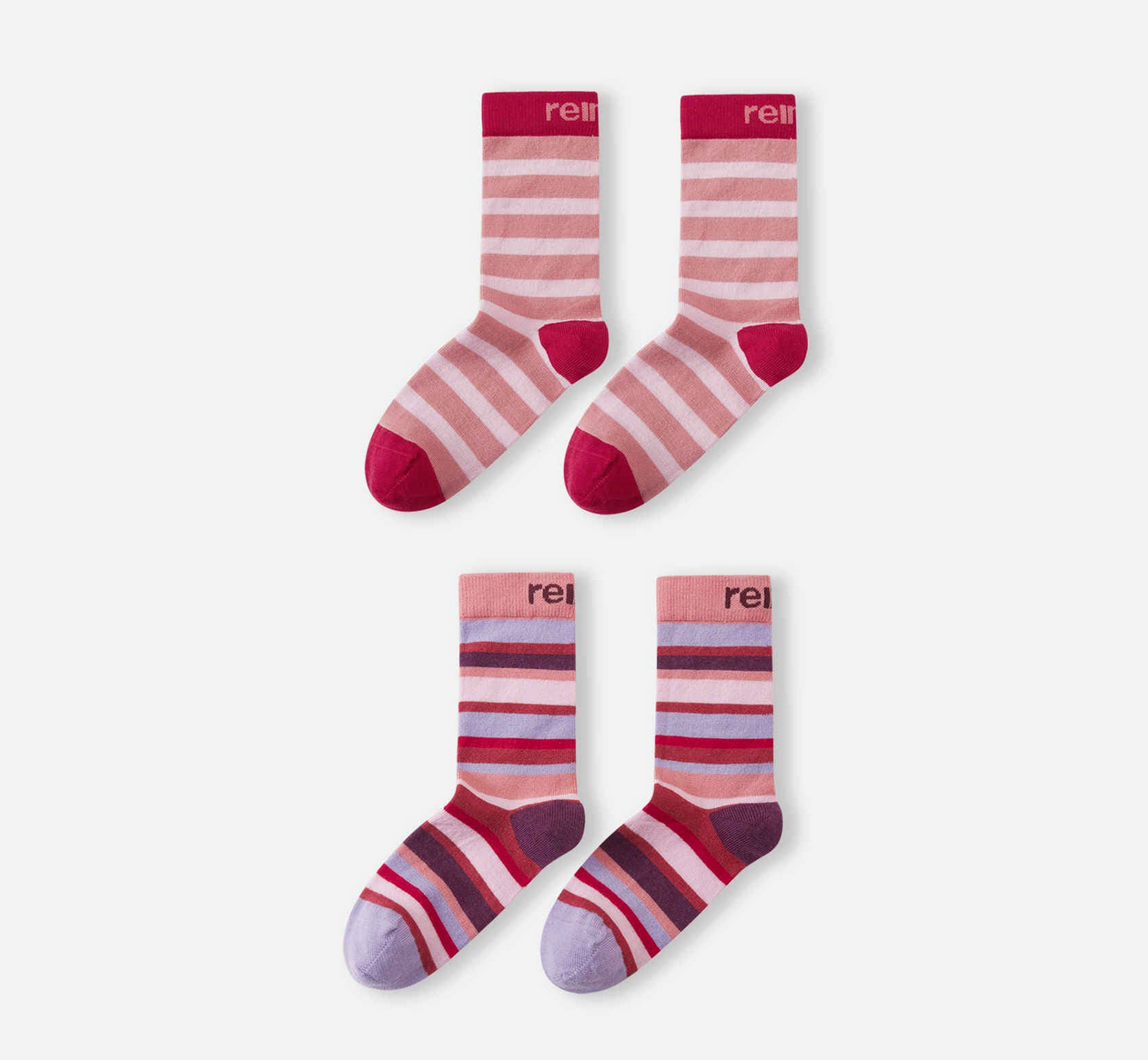 Reima Wool Blend Socks - Parit - Rose blush