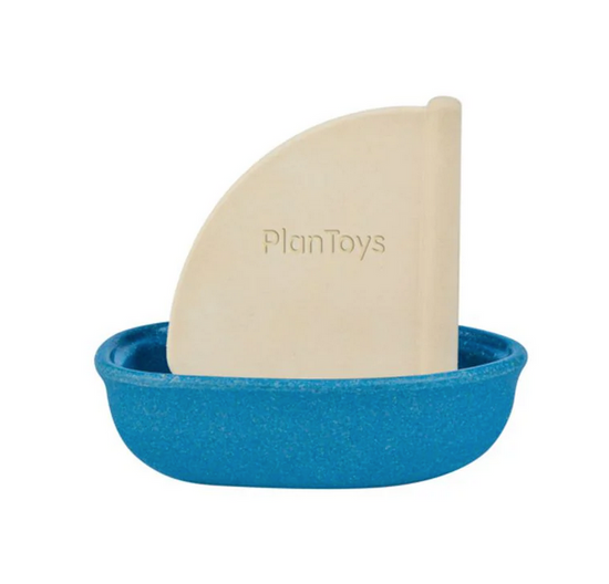 Sail Boat - Blue by Plantoys