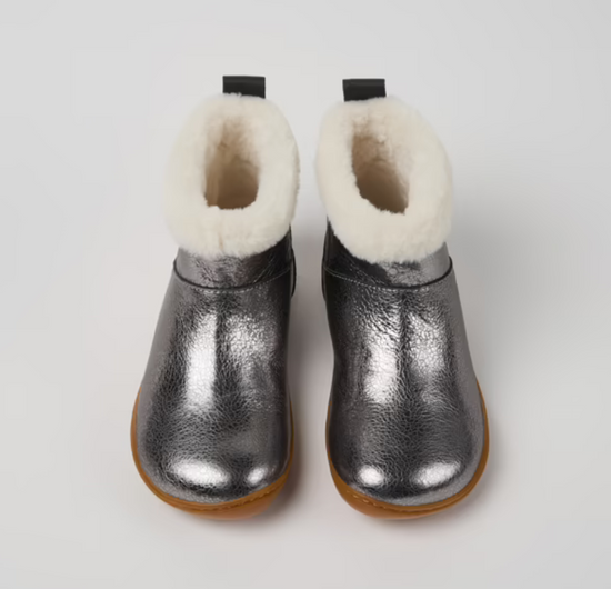 Peu Grey Leather Boots by Camper