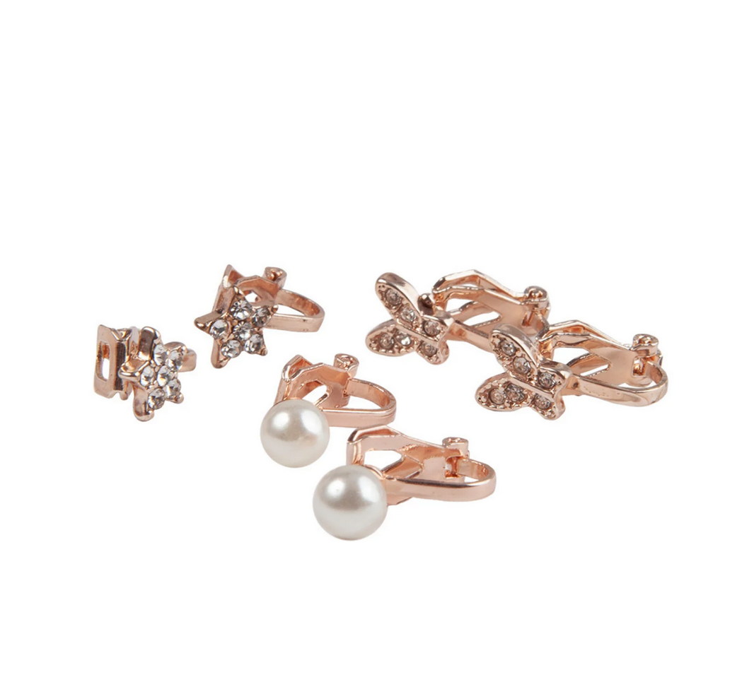 Boutique Dazzle Clip On Earrings  by Great Pretenders