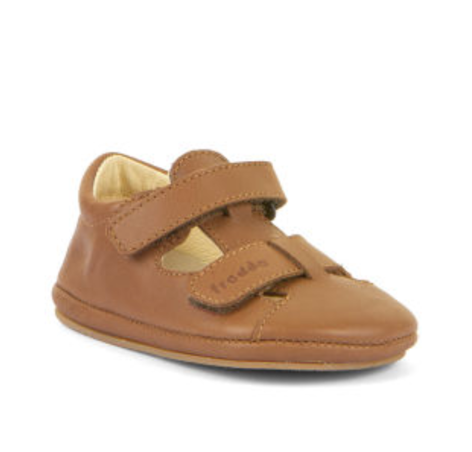 FRODDO Barefoot Prewalkers Sandals Cognac