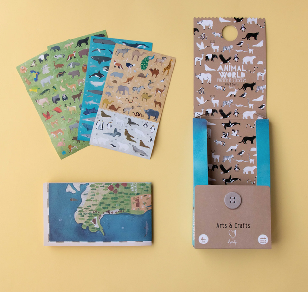 Stickers - Animal World Poster & Stickers by Londji