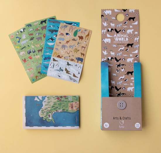 Stickers - Animal World Poster & Stickers by Londji