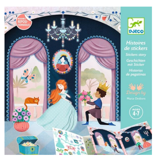 Sticker story / Life in the castle by Djeco