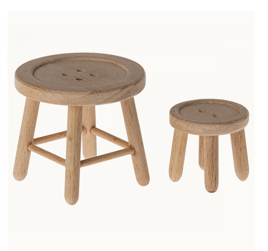 Table and Stool Set by Maileg