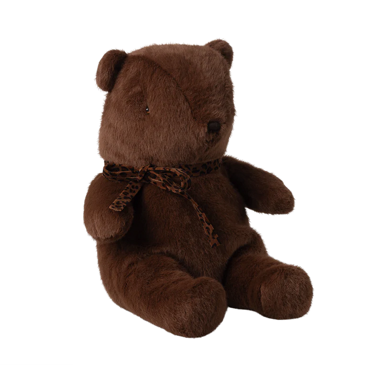Teddy bear plush, Medium - Dark Chocolate  by Maileg