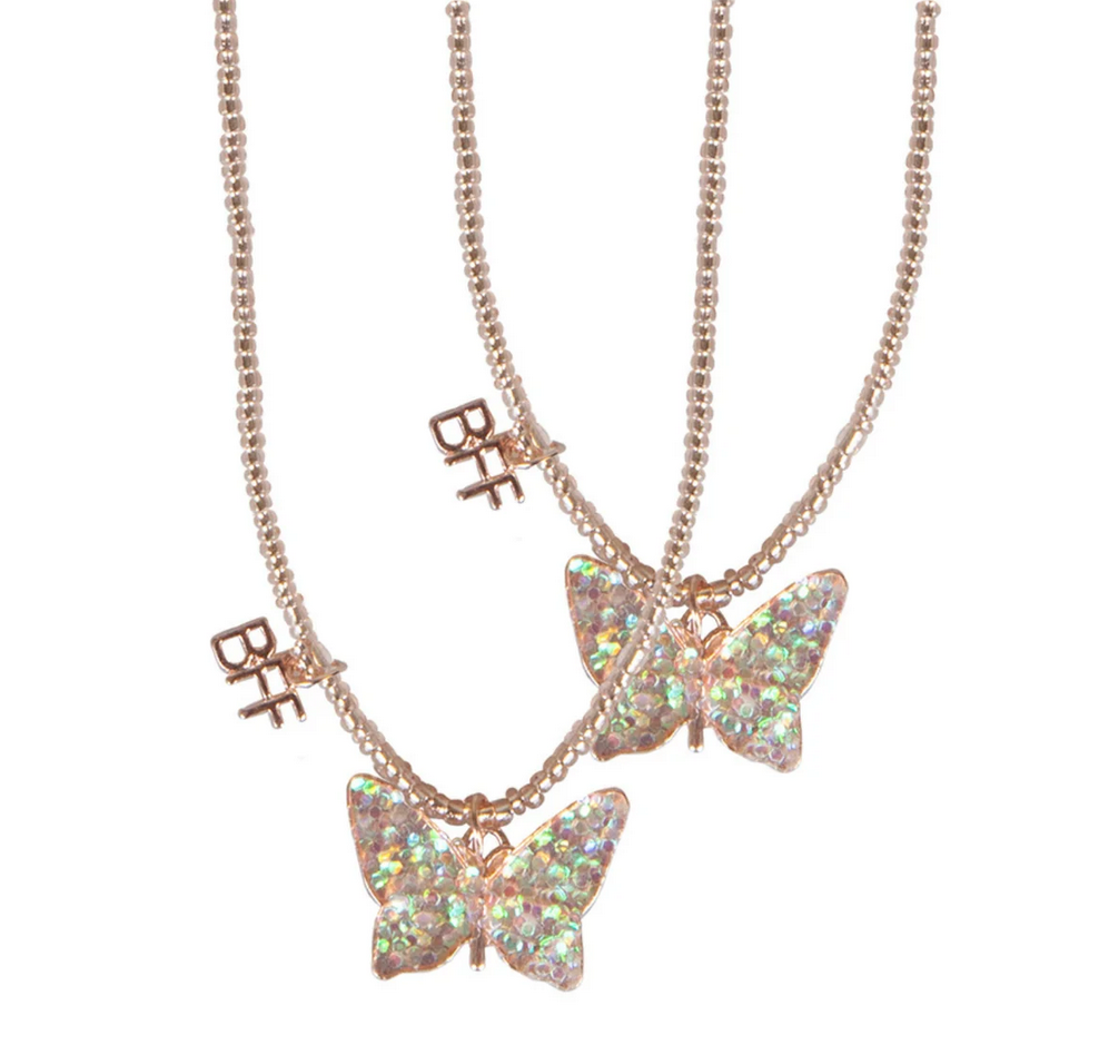 BFF Butterfly Share & Tear Necklaces by Great Pretenders