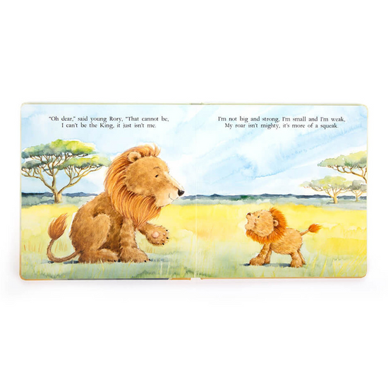 The Very Brave Lion Book by Jellycat