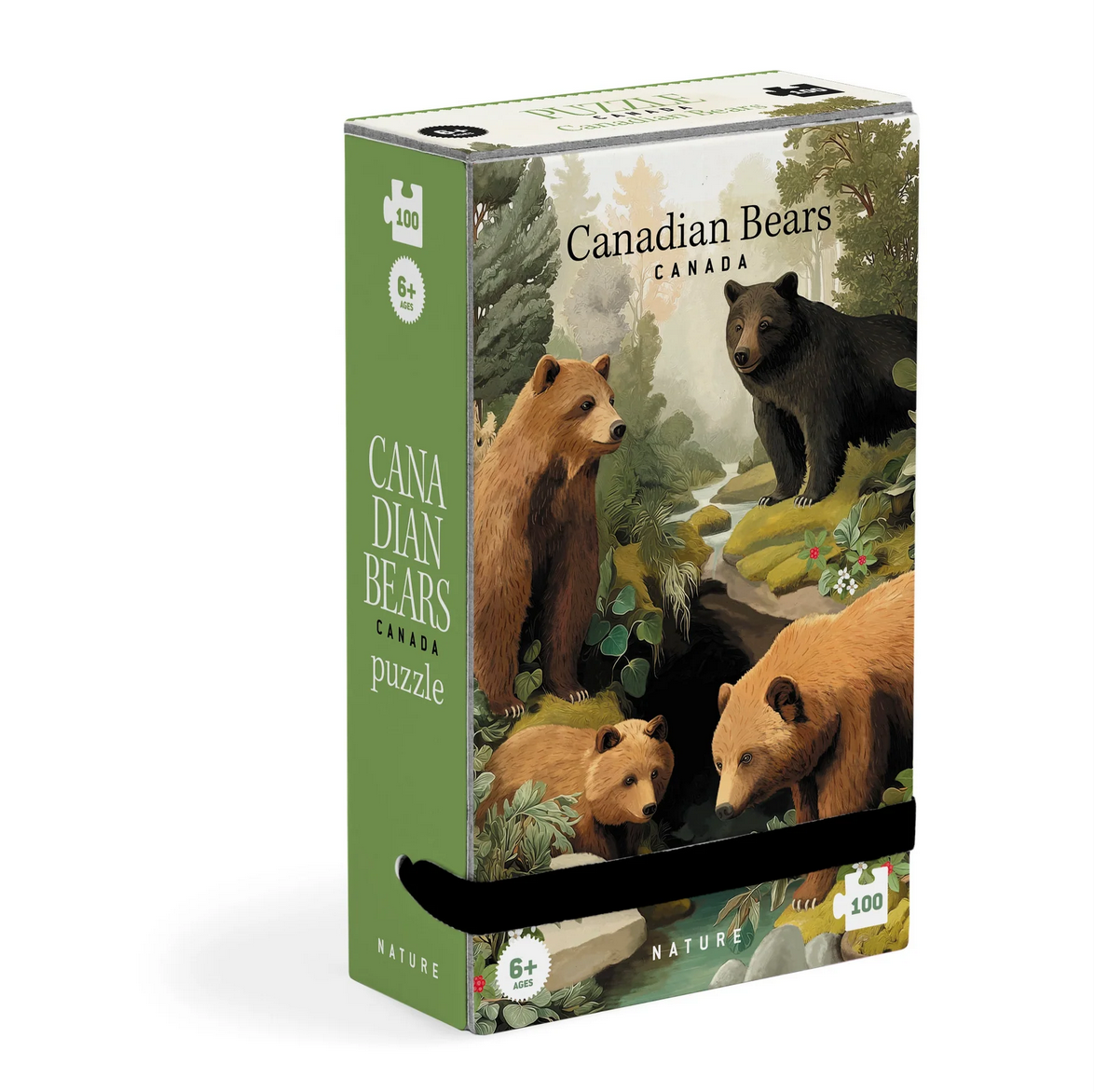 Tiny Puzzle Canadian Bears Canada Nature by Londji