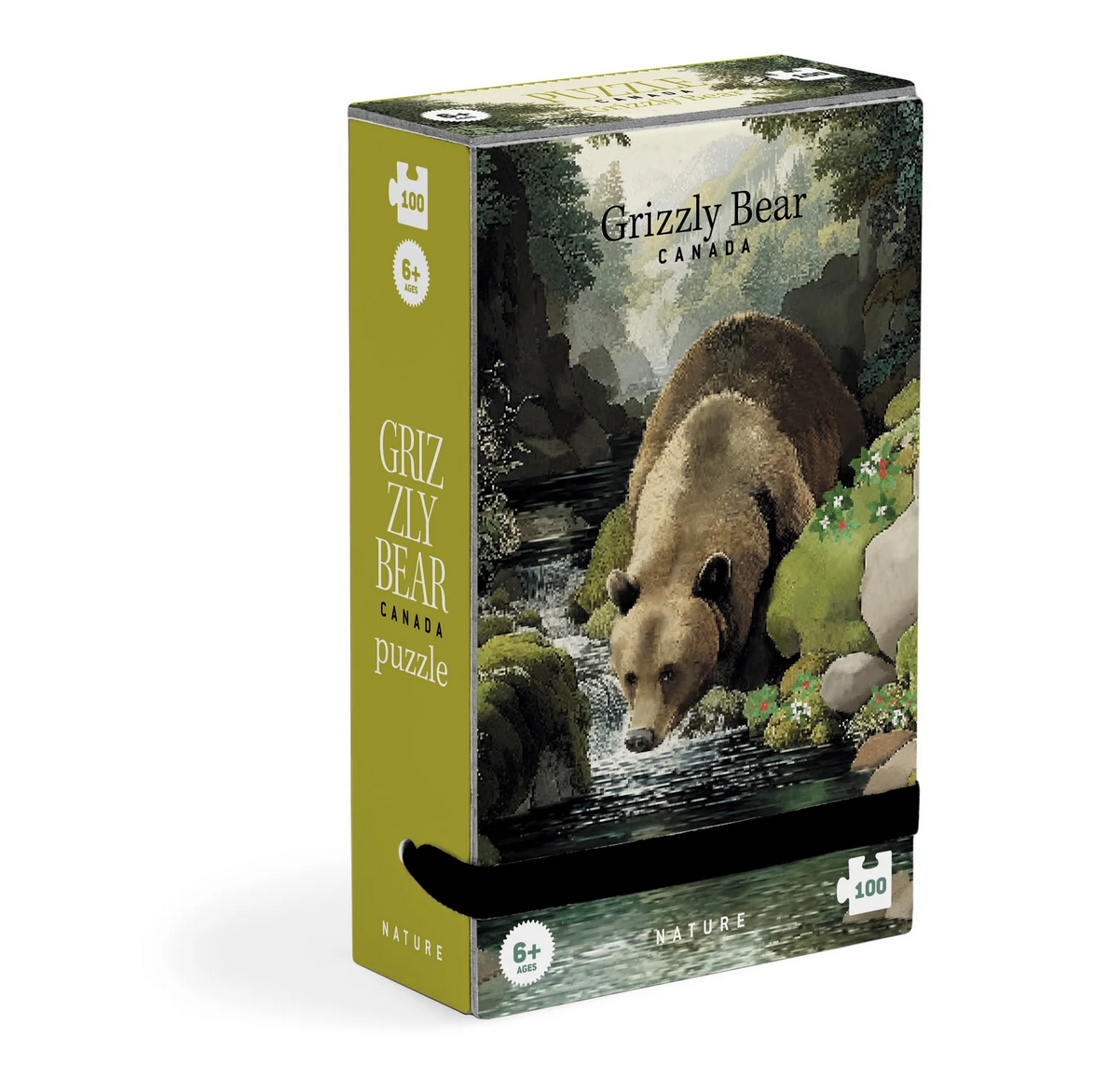 Tiny Puzzle Grizzly Bear Canada Nature by Londji