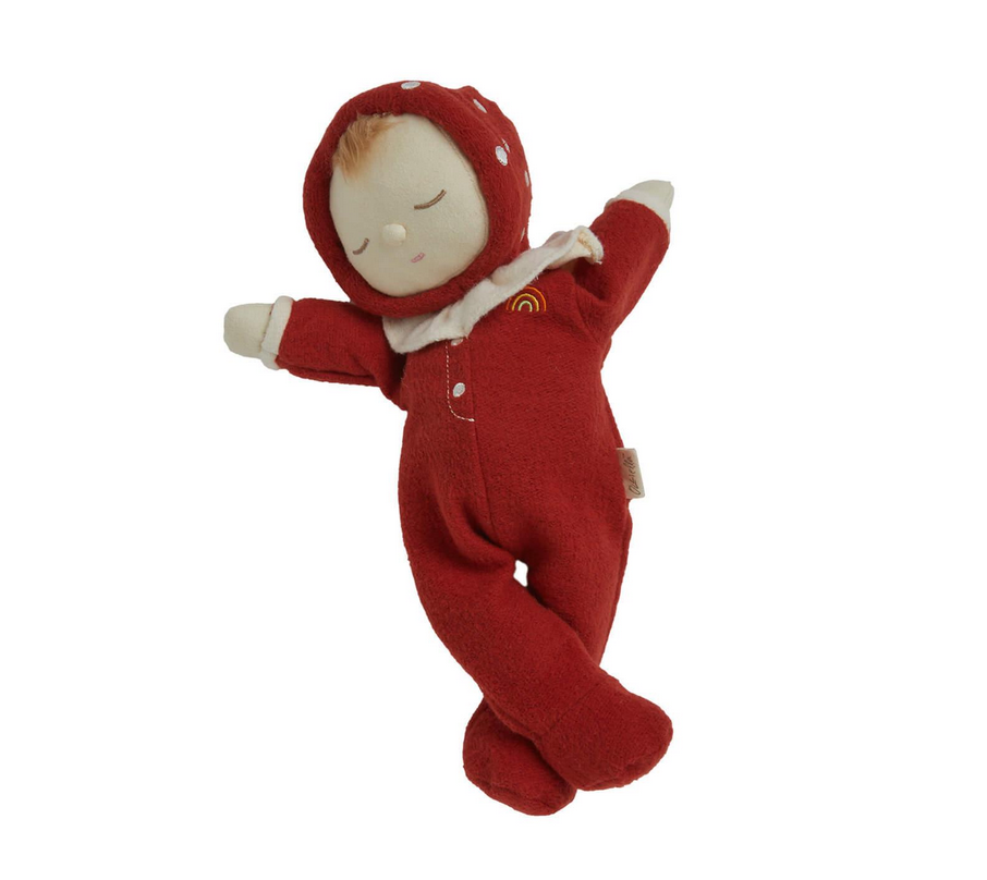 Dozy Dinkum - Toadstool Moppet - Red - By Olli Ella