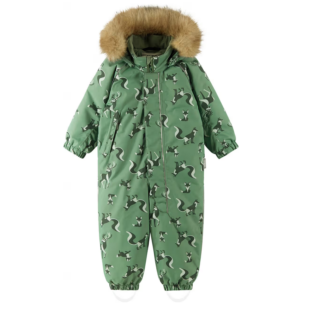REIMA Toddlers' waterproof snowsuit ReimaTec Lappi Green Clay