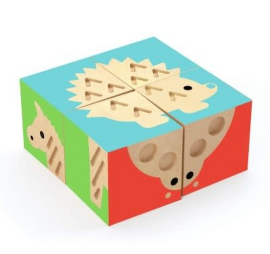 Djeco - Wooden Association Game, Touch Basic