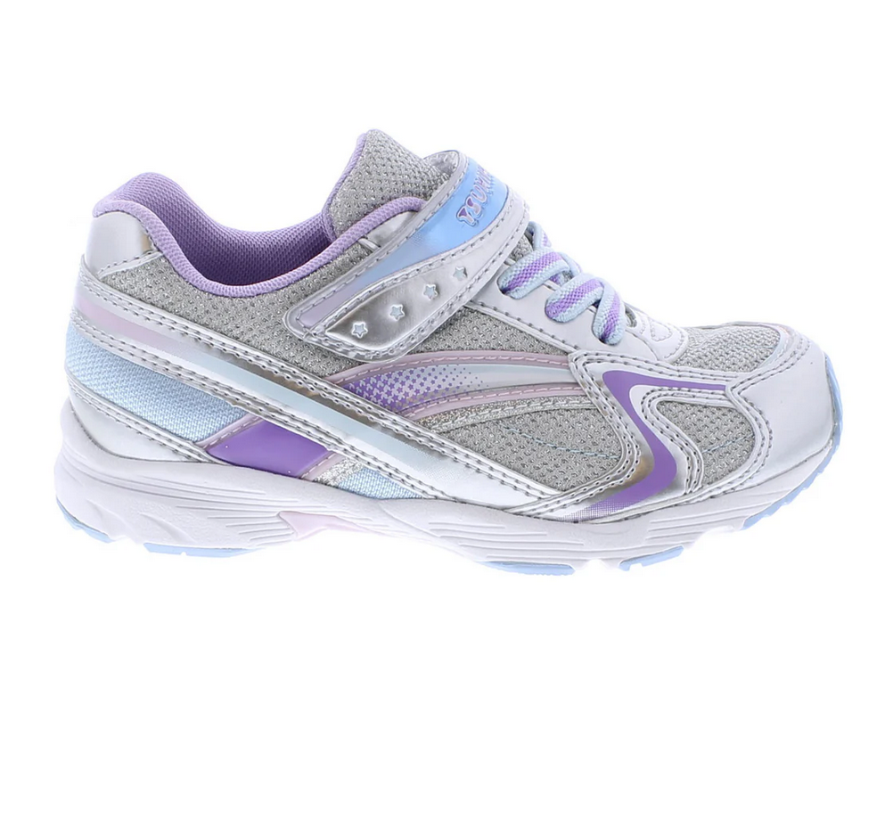 Tsukihoshi Glitz Child Shoes (Silver/Lavender)