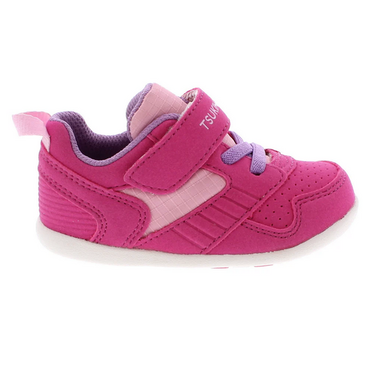 Tsukihoshi RACER Baby Shoes Fuchsia/Pink