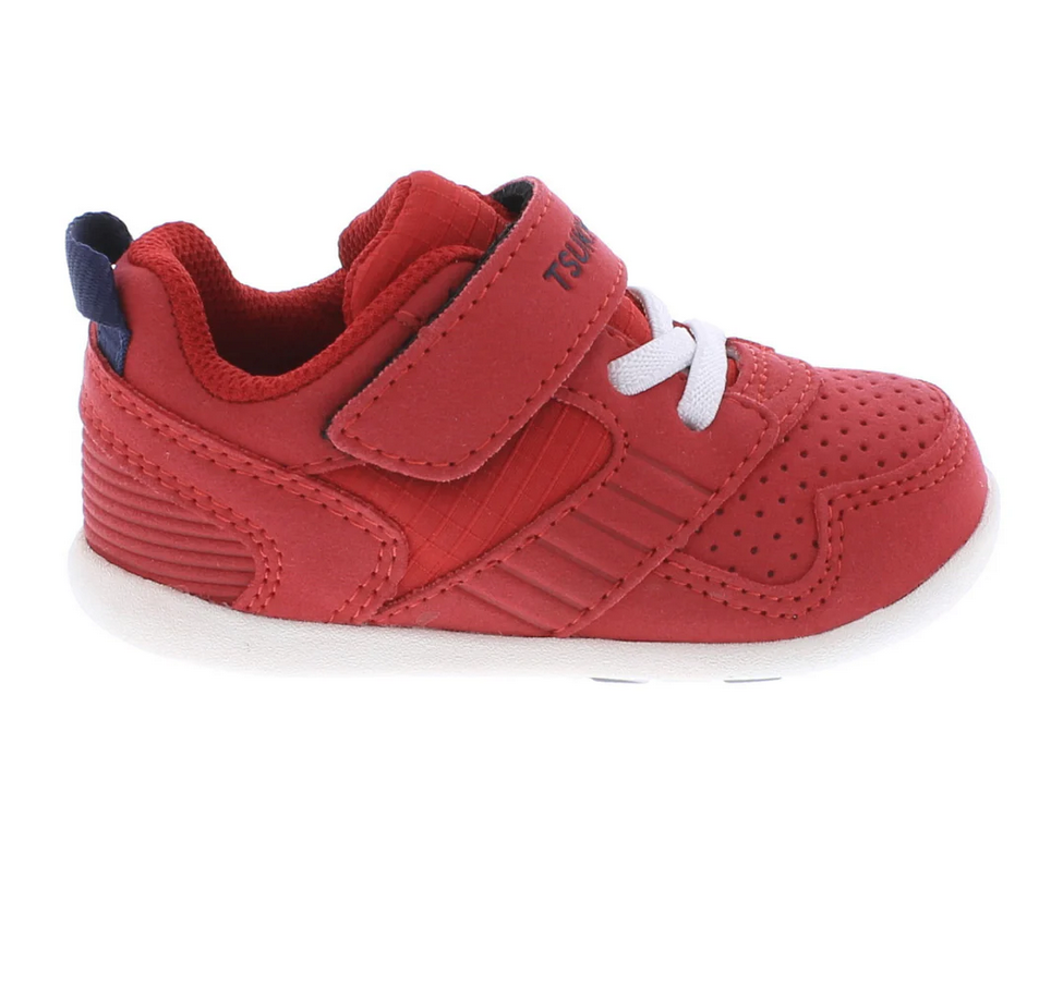 Tsukihoshi RACER Baby Shoes Red Navy