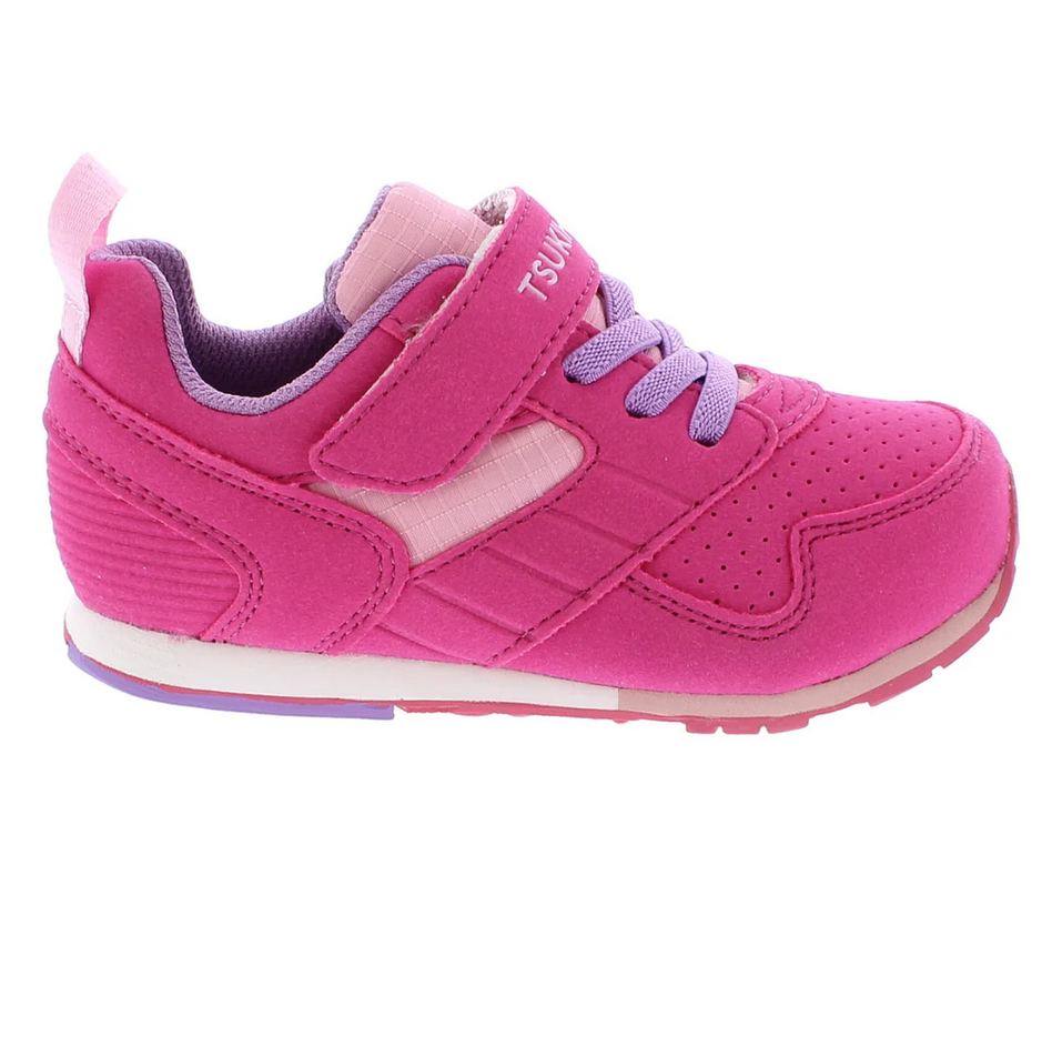 Tsukihoshi RACER Child Shoes Fuchsia/Pink