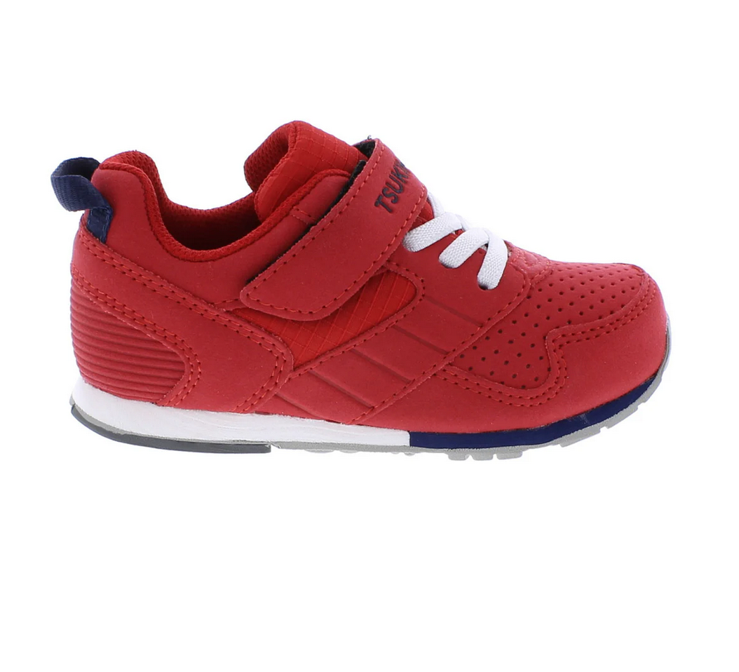 Tsukihoshi RACER Child Shoes Red Navy