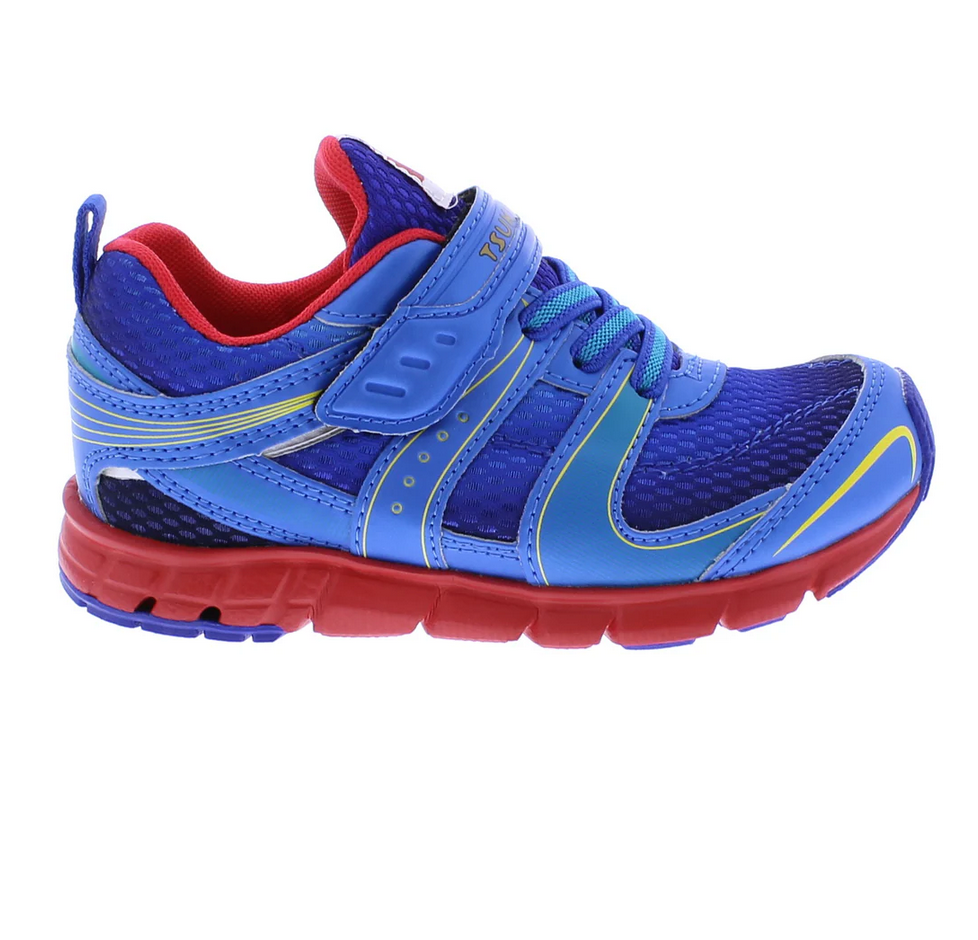 Tsukihoshi VELOCITY Child Shoes Blue Red