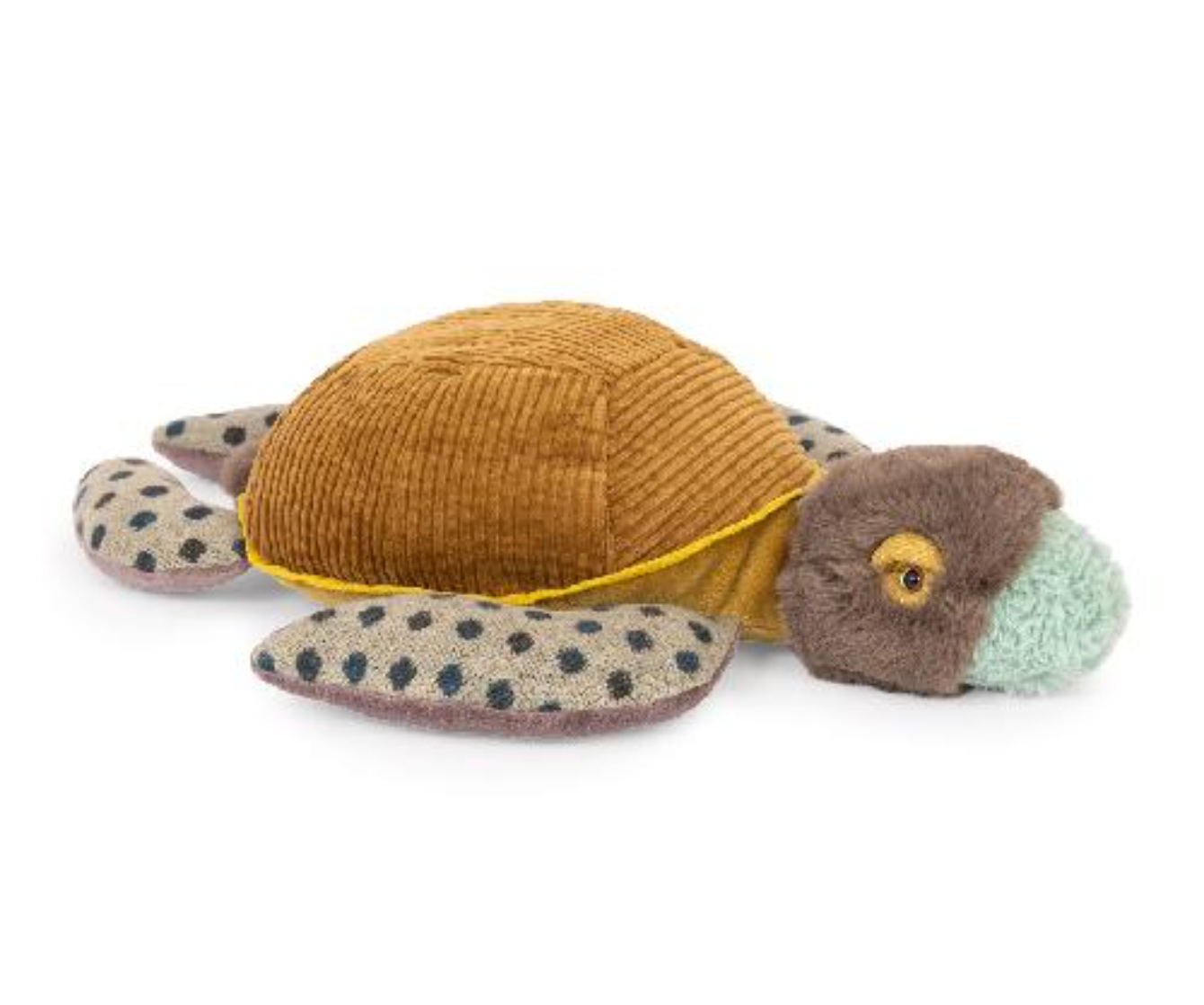 Tout Autour Du Monde - Turtle, Small Soft Toy By Moulin Roty