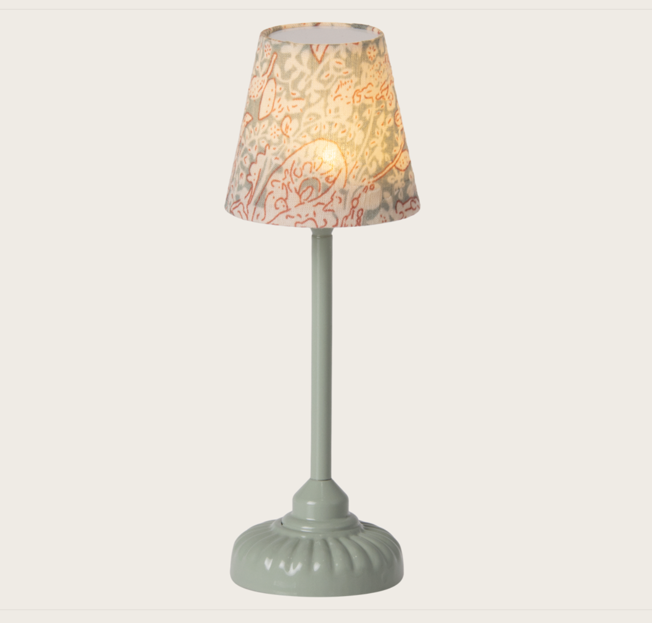 Maileg Vintage floor lamp, Mouse - Mint