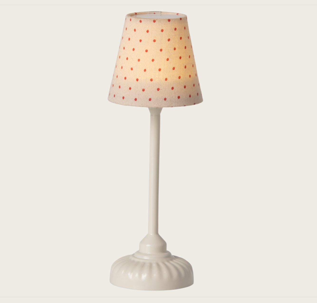 Maileg Vintage floor lamp, Mouse - Sand