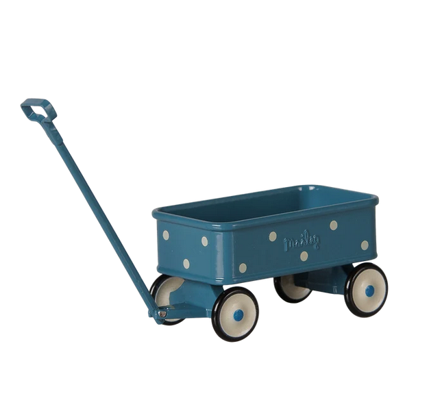 Coming Soon! Wagon, Mouse - Blue  by Maileg