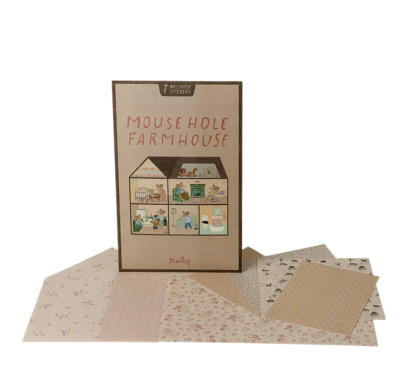 Wallpaper, Mouse hole Farmhouse by Maileg