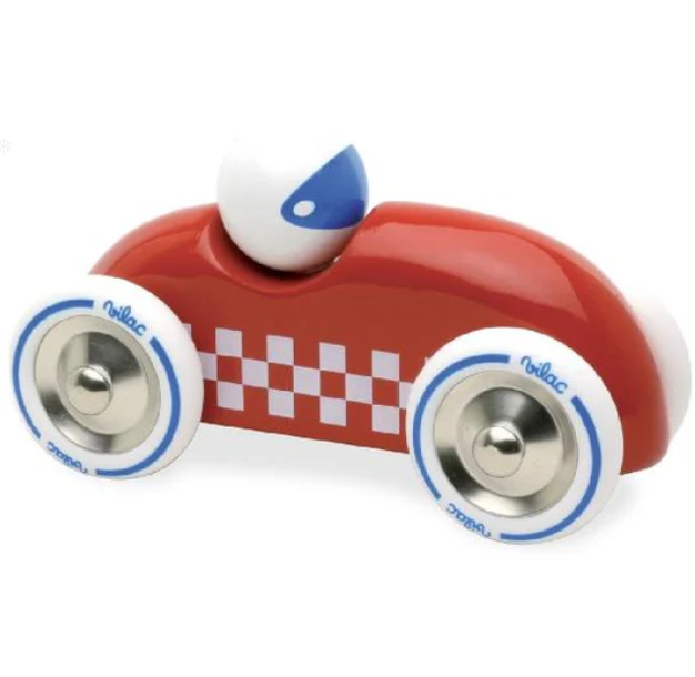 Wooden Rally Red Car by VIlac