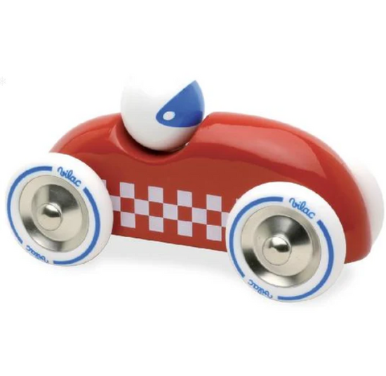 Wooden Rally Red Car by VIlac