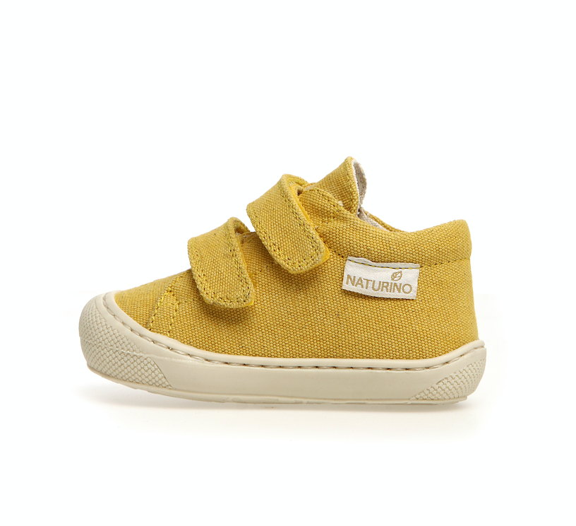 Canvas First Steps Shoes, Yellow by Naturino
