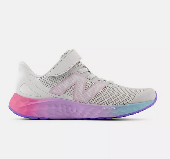 New Balance Fresh Foam Arishi v4 Bungee Lace with Top Strap Grey Pink