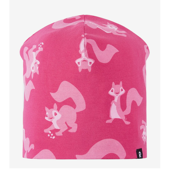 Reima Kids' organic cotton beanie Tanssi  Bright Berry