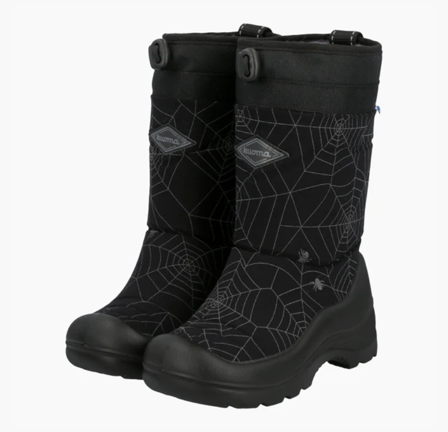 Kuoma Snowlock winter boots  Black Spider Reflective