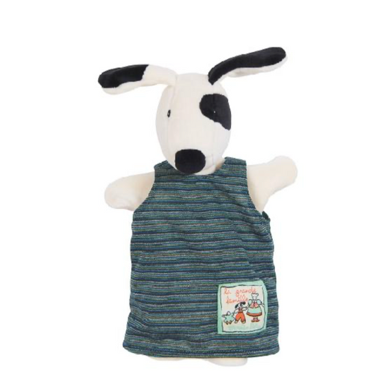 Grande Famille - Julius Dog Hand Puppet By Moulin Roty